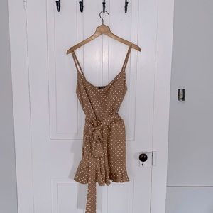 Boohoo Polka-Dot Romper